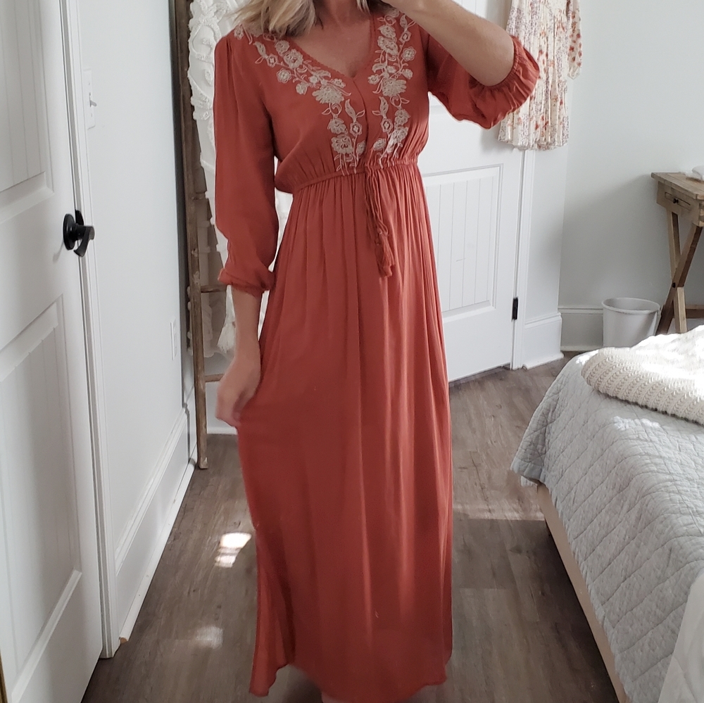 Boho maxi like-new